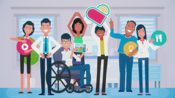Still from the 2018 Health in Network (Saúde em Rede) explainer video